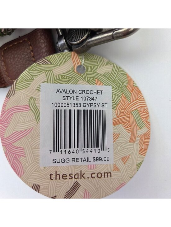 The Sak Avalon Crochet Backpack Multicolor With Brown Accents 107347 main image 3